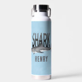 Bouteille D'eau Plaisir Whimsical simple Cool Shark Bite (Avant)