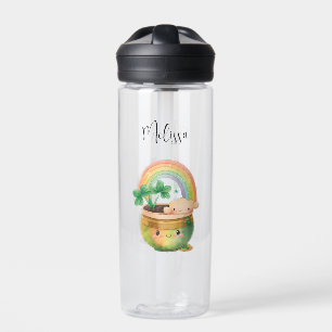 Bouteille D'eau Planeur Whimsical avec arc-en-ciel et fermeture