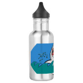 Bouteille D'eau Plat de requin amusant (Gauche)