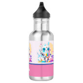 Bouteille D'eau Plat Fun Messy Robot Peinture Splashes (Droite)