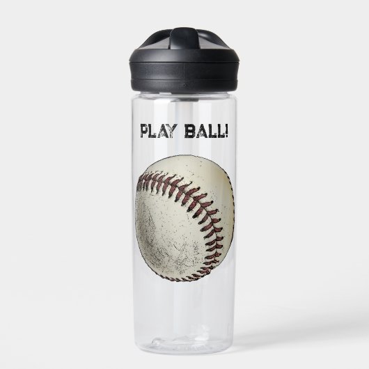 Bouteille D'eau Play Ball Baseball Sketch - Batting Up Sports (Extérieur)