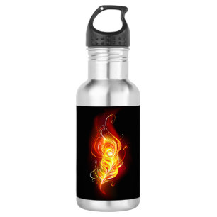 Bouteille D'eau Plumes de paquetage de feu