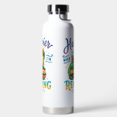 Bouteille D'eau Plus heureux quand je lis (Droite)