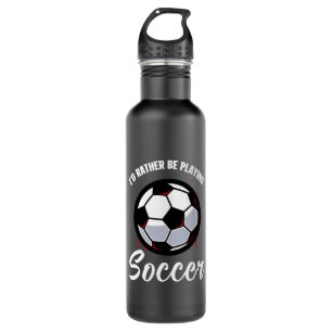 Bouteille D'eau Plutôt jouer au mot art de football