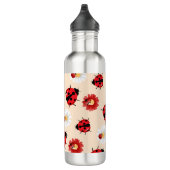 Bouteille D'eau Pneuka rouge mignon point Ladybug fleur été Fille (Droite)