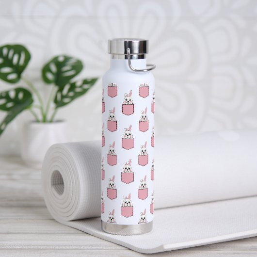 Bouteille D'eau Pocket Pet Bunny Motif (Yoga)