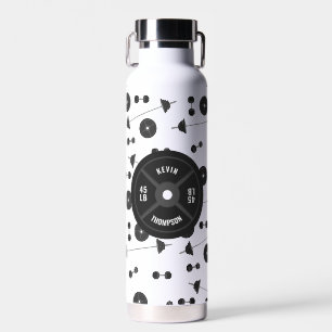 Bouteille D'eau Poids Formation Fitness Dumbbell Nom de la muscula