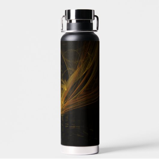 Bouteille D'eau Point de rupture Art Abstrait (Arrière)