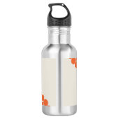 Bouteille D'eau Point d'été de la mer Égée - radiant monogramme Ma (Dos)