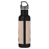 Bouteille D'eau Pointe de renouveau personnalisé Mocha Rococo Mand (Dos)