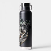 Bouteille D'eau Pointeur À poils durs allemand (Arrière)