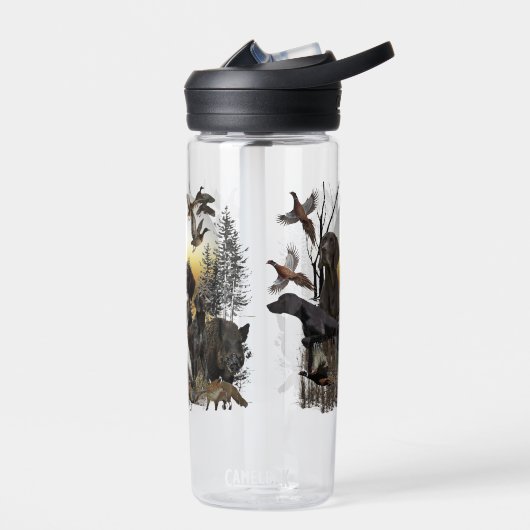 Bouteille D'eau Pointeurs allemands à poils courts (Gauche)