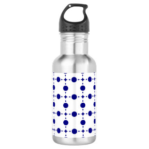 Bouteille D'eau Points bleus de marine, motif à pois, pois