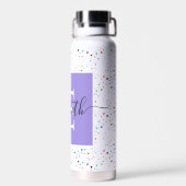 Bouteille D'eau Points colorés personnalisés (Arrière)