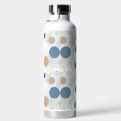 Bouteille D'eau Points de couleur sable et bleu de plage (Droite)