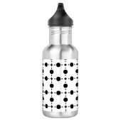 Bouteille D'eau Points noirs, Motif à pois, Points, Pointillé (Droite)
