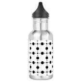 Bouteille D'eau Points noirs, Motif à pois, Points, Pointillé (Gauche)