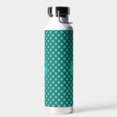 Bouteille D'eau Points Polka, Motif à Points Nom Monogramme Sarcel (Gauche)