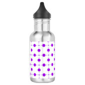 Bouteille D'eau Points violets, Motif à pois, Points, Pointillé (Gauche)