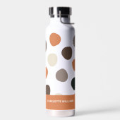 Bouteille D'eau Pois Abstraits Boho modernes (Gauche)