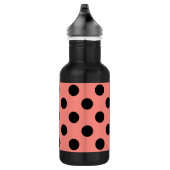 Bouteille D'eau Pois noirs à la pêche (Droite)