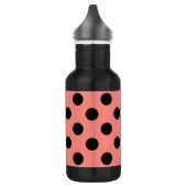 Bouteille D'eau Pois noirs à la pêche (Gauche)