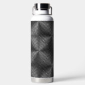 Bouteille D'eau Pois sur plaque métallique 01x4 Black BG (Plage)