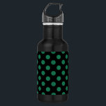 Bouteille D'eau Pois vert et noir<br><div class="desc">Pois vert et noir</div>