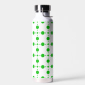 Bouteille D'eau Pois verts, Motif à points Polka, points, pointill (Gauche)