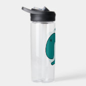 Bouteille D'eau Poisson blanc bleu (Droite)