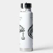 Bouteille D'eau Poisson de nom personnalisé (Évier)