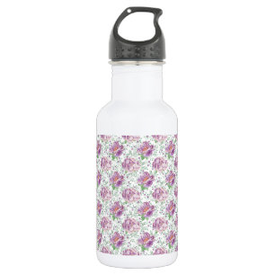 Bouteille D'eau poitrine pourpre aquarelle