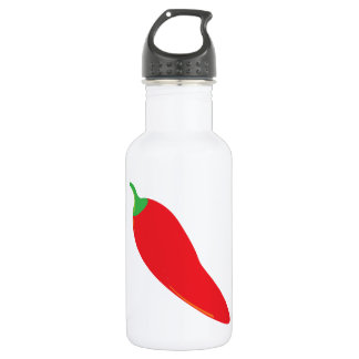 Bouteille D'eau Poivre de piment d'un rouge ardent