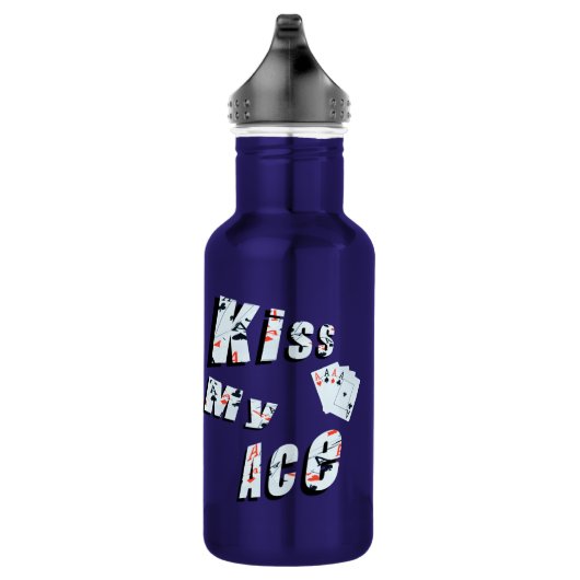 Bouteille D'eau Poker, Embrasse Mon As, (Droite)