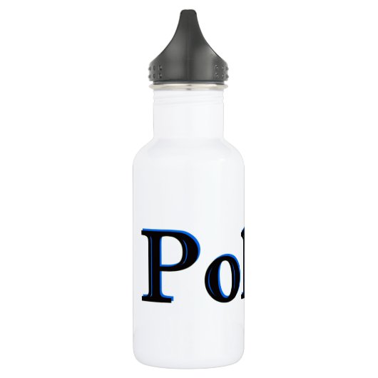 Bouteille D'eau Police_Script (Gauche)