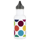 Bouteille D'eau Polka Dot Bubble colorée 32. oz. (Gauche)