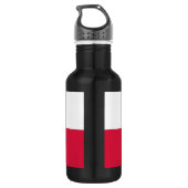 Bouteille D'eau Pologne Drapeau Liberty Bottle (Dos)