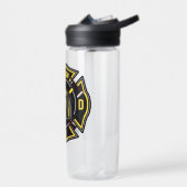 Bouteille D'eau Pompier AJOUTER LE NOM L'équipe de Secourt du serv (Gauche)