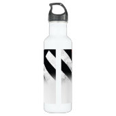 Bouteille D'eau Pompier Red Line Drapeau Reconnaissance des employ (Dos)