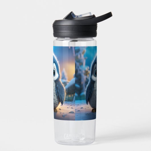 Bouteille D'eau Poncho - Un pingouin doux pour bébé (Gauche)