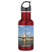 Bouteille D'eau Pont à chaînes, Budapest, Hongrie (Devant)