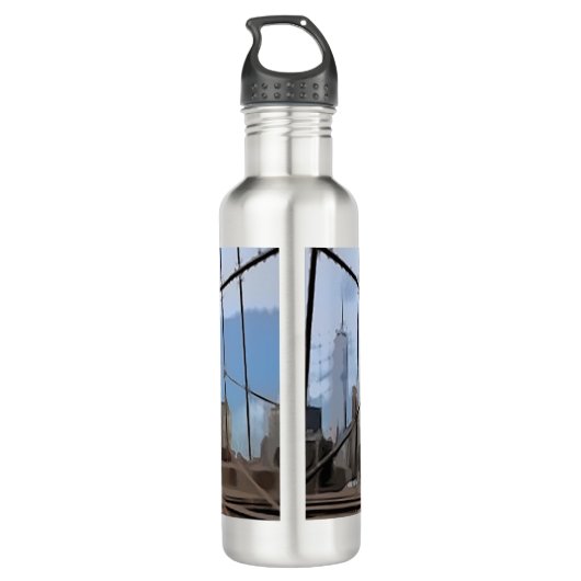 Bouteille D'eau Pont de Brooklyn (Dos)