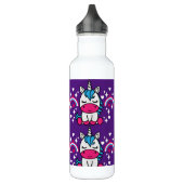 Bouteille D'eau Pony de licorne violette (Gauche)