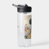 Bouteille D'eau Poodle personnalisé en Fleurs Whimsical (Droite)