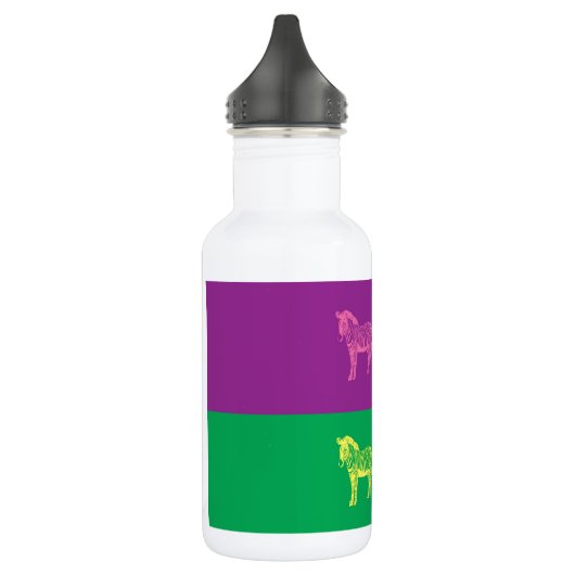 Bouteille D'eau Pop Art Zebra (Gauche)