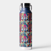 Bouteille D'eau PopArt Bunnies Pâques (Avant)