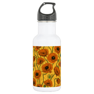 Bouteille D'eau Poppies orange