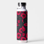 Bouteille D'eau Poppies rouges (Plage)