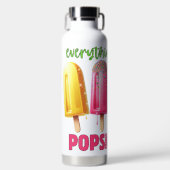 BOUTEILLE D'EAU POPSICLES D'ÉTÉ AUX COULEURS LUMINEUSES (Avant)