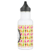 Bouteille D'eau Popsicles et crème glacée Monogramme personnalisé (Droite)